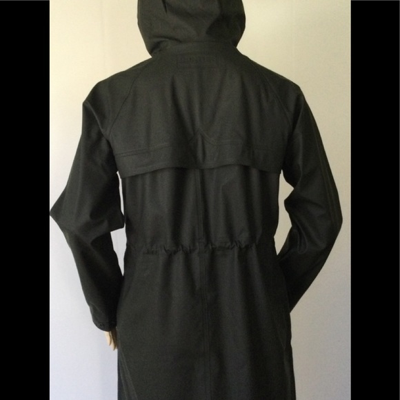 NEW HUNTER (Size S) Original Lightweight Rubberized Waterproof Parka, Black - Picture 15 of 16